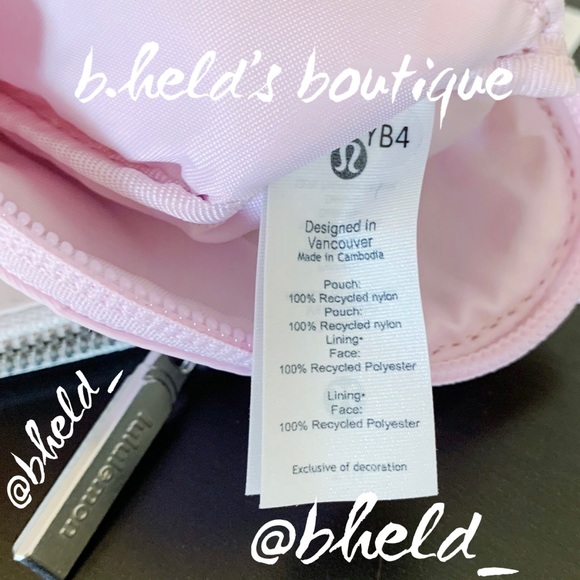 lululemon Dual Pouch Wristlet in White Opal/Meadowsweet Pink OS Brand New NWT - Picture 14 of 15